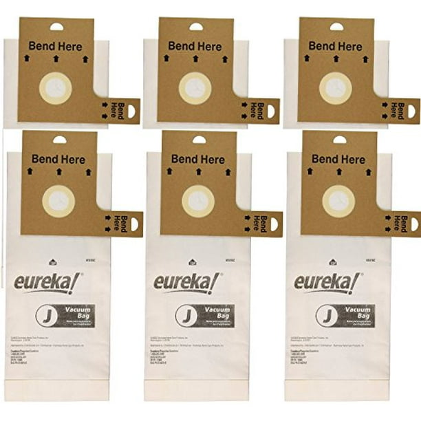 Eureka Style J Bags Micro Lined Allergen Type Vac 61515 61995 6 Allergen Bags 